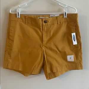 Mustard Chino Shorts